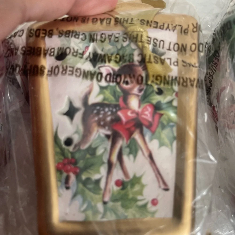 Mr. Christmas Set of 3 Illuminated Lantern Ornaments in Classic Mm89